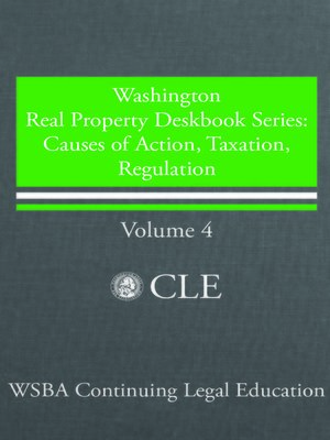 cover image of Washington Real Property Deskbook Series